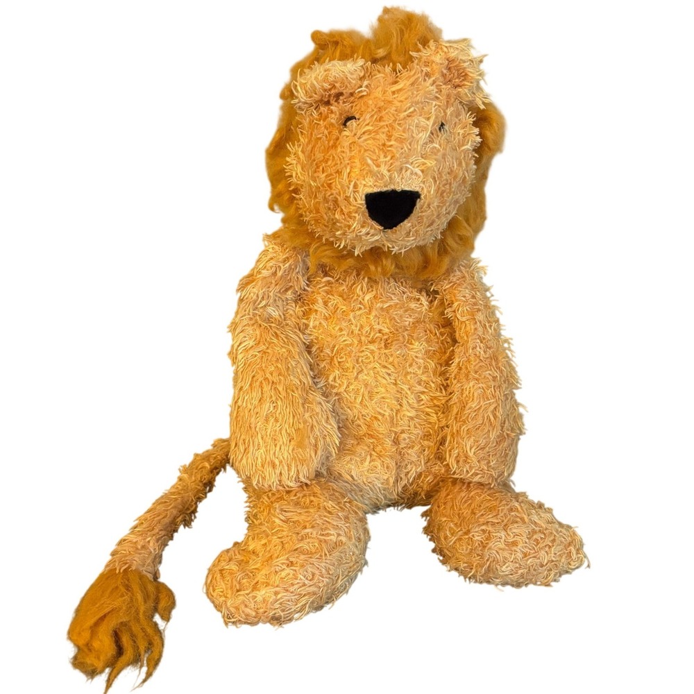 Jellycat Junglie Bunglie Lion (Leonardo) Retired, Scruffy, Floppy Golden-Orange